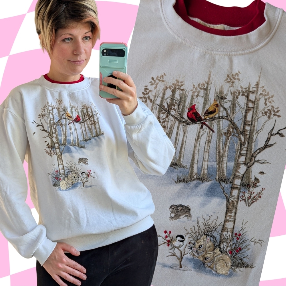 Nature Sweatshirt / Vintage Sweatshirt / 90s Sweatshirt